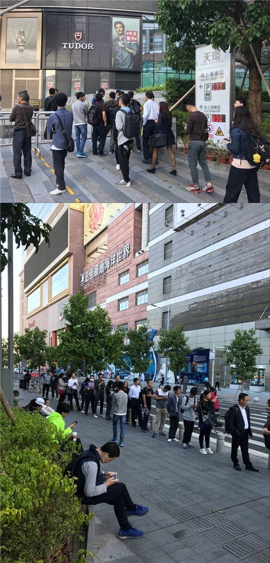 蘋果iPhone X國內(nèi)首銷：一機難求，但排隊搶購盛況不再