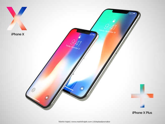 6.7寸iPhone X Plus概念機圖賞：設計照搬？看了內心毫無波動