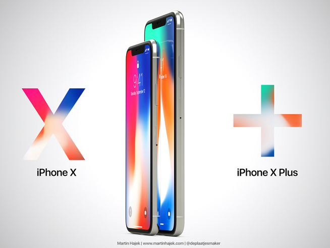 6.7寸iPhone X Plus概念機圖賞：設計照搬？看了內心毫無波動
