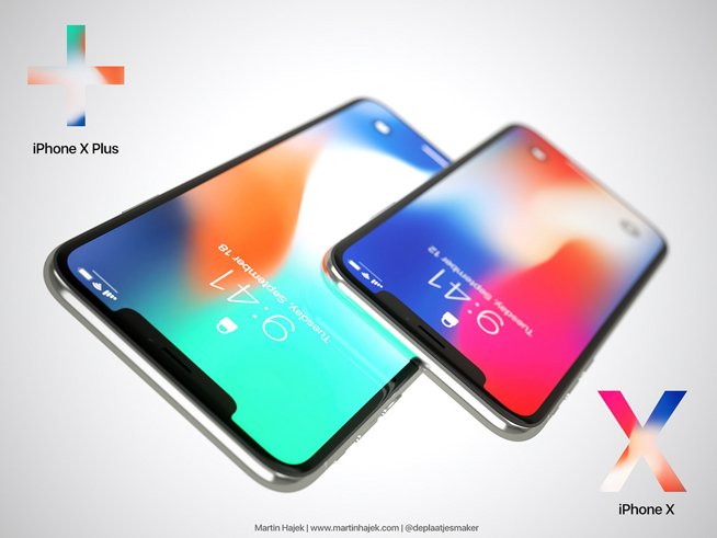 6.7寸iPhone X Plus概念機圖賞：設計照搬？看了內心毫無波動