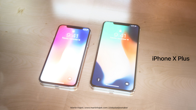 6.7寸iPhone X Plus概念機圖賞：設計照搬？看了內心毫無波動