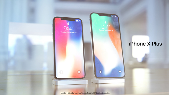 6.7寸iPhone X Plus概念機圖賞：設計照搬？看了內心毫無波動
