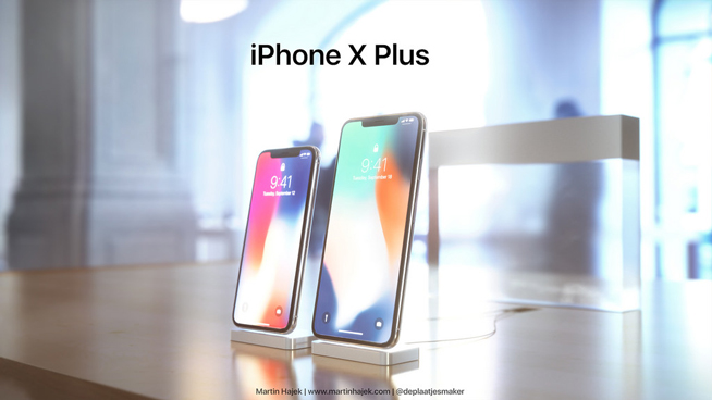 6.7寸iPhone X Plus概念機圖賞：設計照搬？看了內心毫無波動
