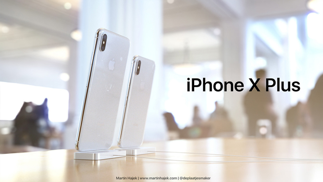 6.7寸iPhone X Plus概念機圖賞：設計照搬？看了內心毫無波動