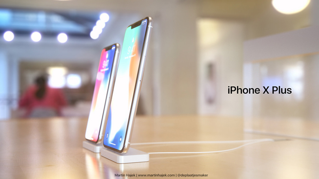 6.7寸iPhone X Plus概念機圖賞：設計照搬？看了內心毫無波動