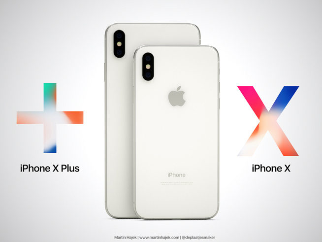 6.7寸iPhone X Plus概念機圖賞：設計照搬？看了內心毫無波動