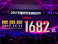 1682億破紀(jì)錄！2017天貓雙11全球狂歡節(jié)數(shù)據(jù)匯總