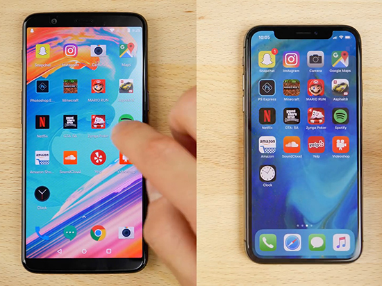一加5T對(duì)比iPhone X: 8G內(nèi)存速度足夠強(qiáng)悍, 蘋果再被碾壓