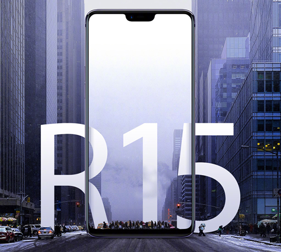 齊劉海亮眼！ OPPO R15：屏占比90%，19:9超視野全面屏
