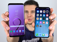 三星S9+蘋果iPhone X跌落測(cè)試：不用套的后果比較嚴(yán)重