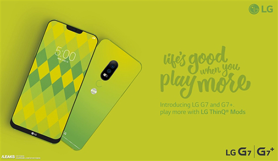 韓系驍龍845旗艦！LG G7宣傳海報曝光：齊劉海，屏占比逆天