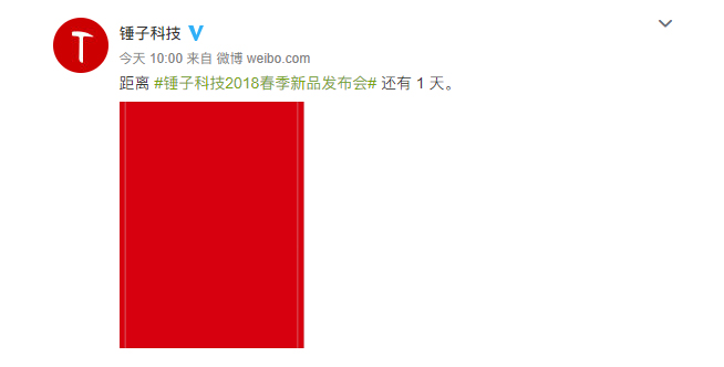 錘子堅(jiān)果3最新預(yù)告讓人懵圈，屏占比真有這么大？