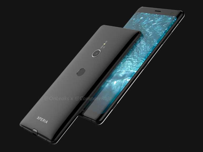 索尼Xperia XZ3渲染圖曝光：曲面屏搶眼 然而雙攝還不會標(biāo)配？