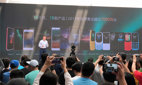 熟悉的百分之一 昔日全球手機霸主諾基亞又回來了：重返前十
