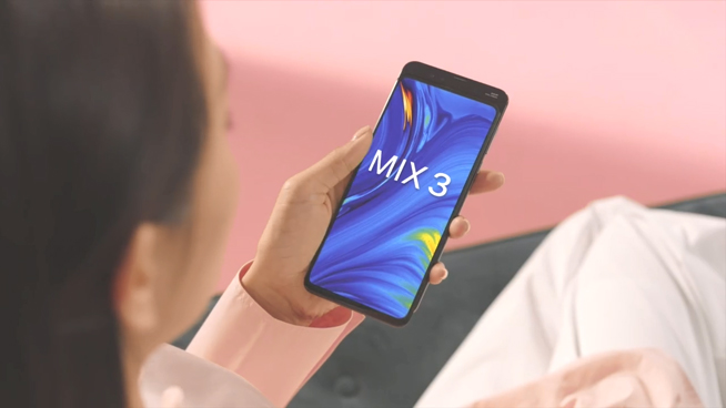 小米預(yù)熱大方秀小米MIX3：2400萬(wàn)前置雙攝 滑蓋3D結(jié)構(gòu)光解鎖