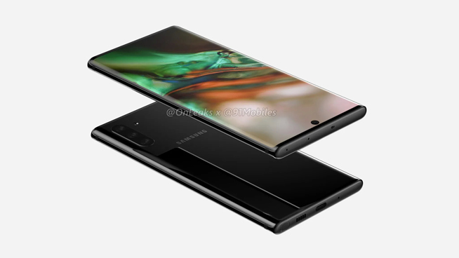 三星Note10最新渲染圖曝光：整體風(fēng)格硬朗 再次“真香警告”？