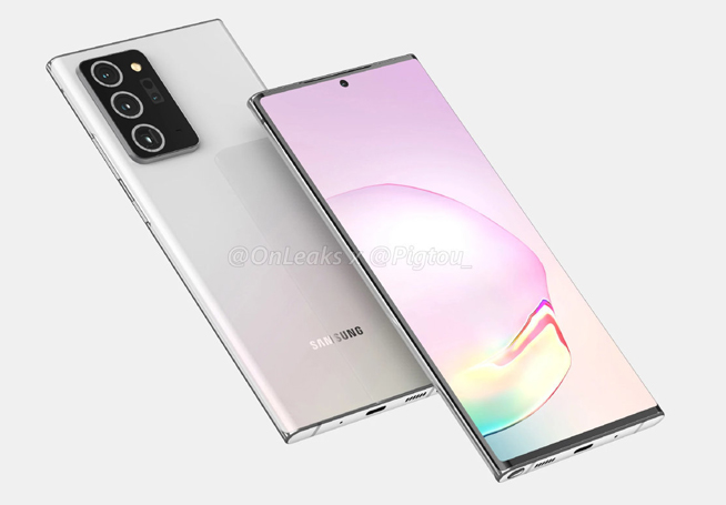 三星Note20 Ultra渲染圖意外曝光：對勁了！新配色很贊