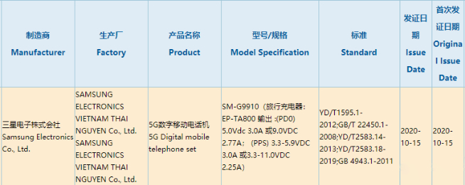 三星Galaxy S21充電實錘：65W快充沒戲？標配25W只比蘋果快
