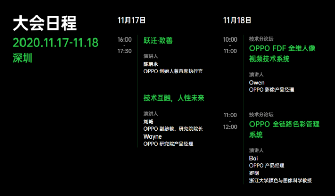 OPPO未來科技大會(huì)2020官宣：11月17日舉辦 前沿技術(shù)搶先公布！