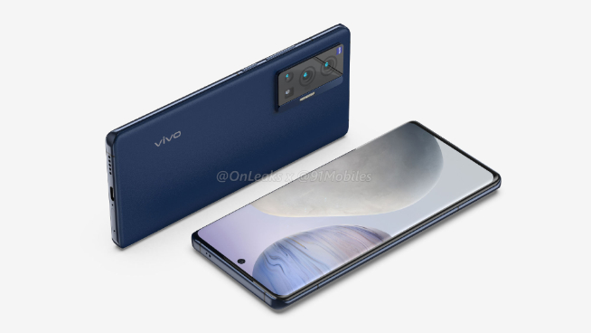 vivo X70 Pro最新渲染圖曝光：標(biāo)配頂級(jí)屏幕！云階四攝蔡司全鍍膜