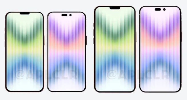 蘋果iPhone 14系列新曝光：紫色替代遠(yuǎn)峰藍(lán)！Pro版區(qū)別更明顯